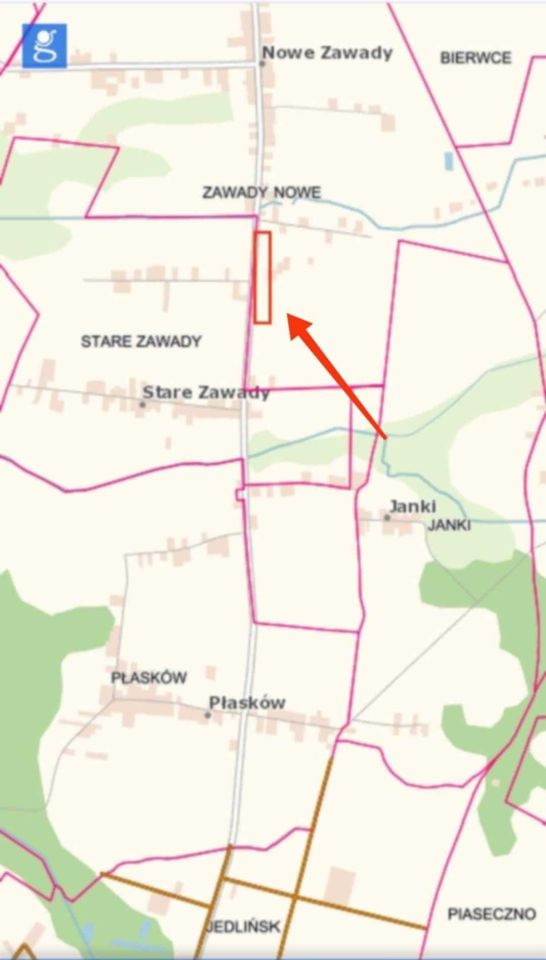 Działka budowlana Nowe Zawady. Zdjęcie 4