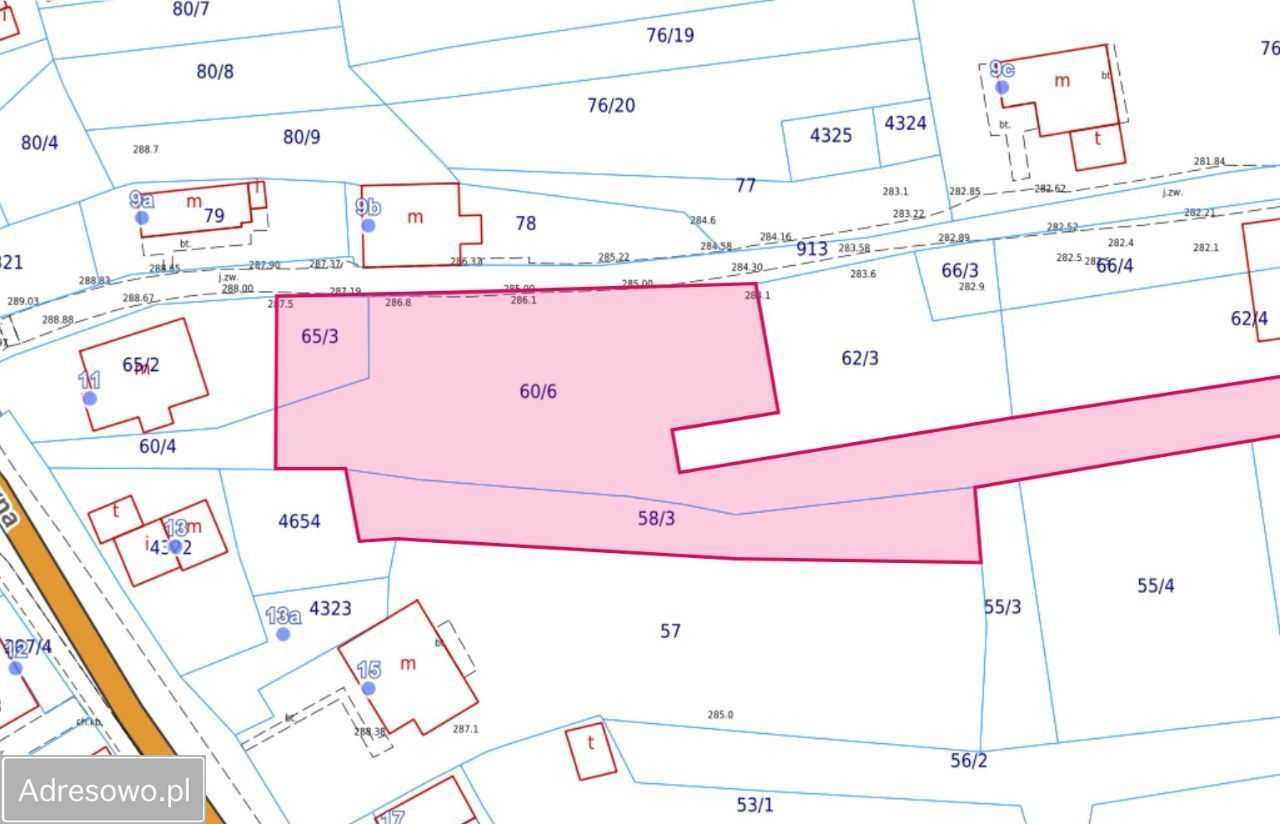 Działka budowlana Chrzanów Kościelec, ul. Główna. Zdjęcie 2