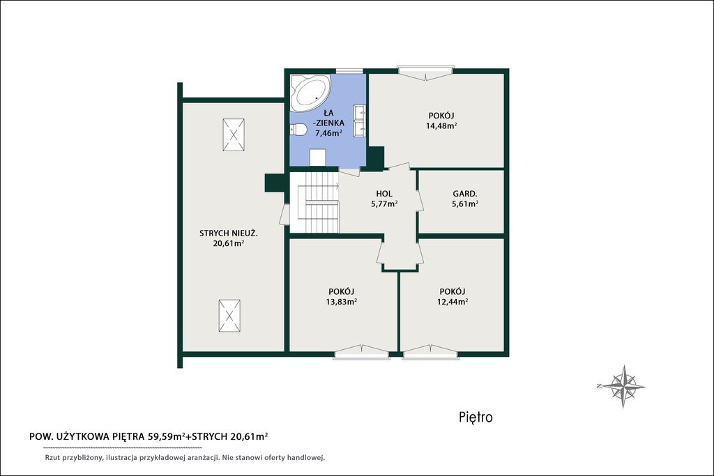 bliźniak, 6 pokoi Mokre, ul. 15 Sierpnia. Zdjęcie 33