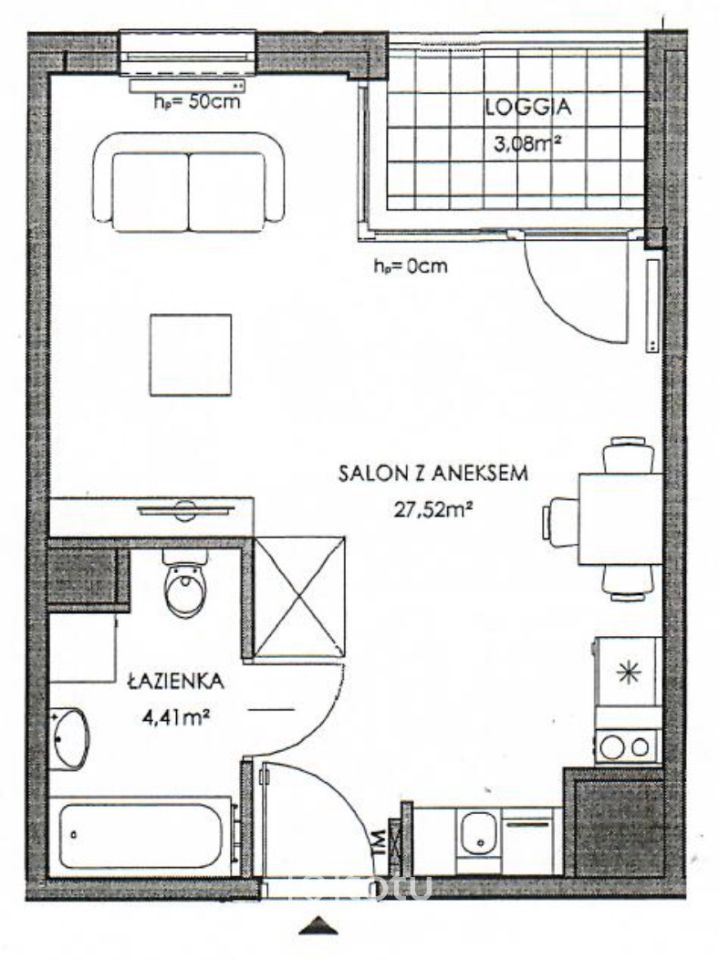 Mieszkanie 1-pokojowe Gdańsk Letnica, ul. Starowiejska. Zdjęcie 8