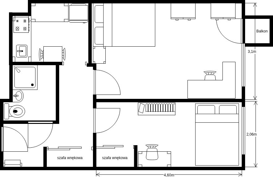Mieszkanie 2-pokojowe Warszawa Ochota, ul. Stefana Baleya. Zdjęcie 8