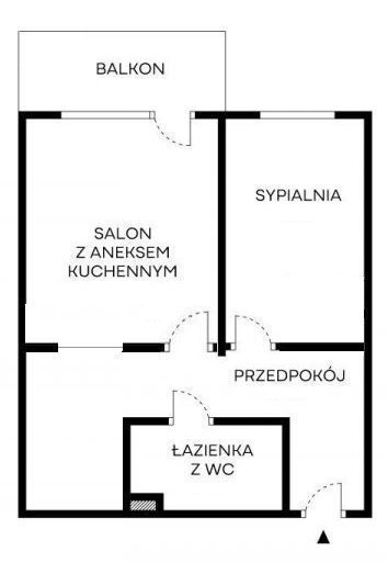 Mieszkanie 2-pokojowe Sopot Kamienny Potok, ul. Józefa Kraszewskiego. Zdjęcie 4