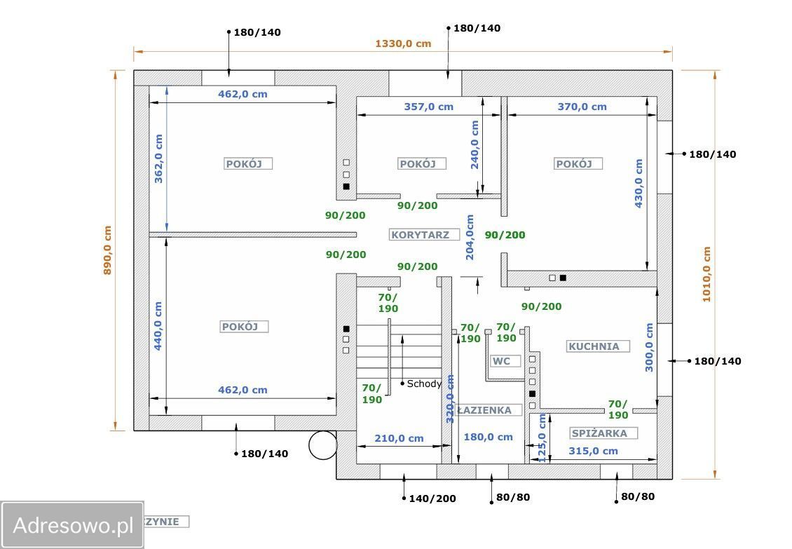 dom wolnostojący, 4 pokoje Korczyna. Zdjęcie 8