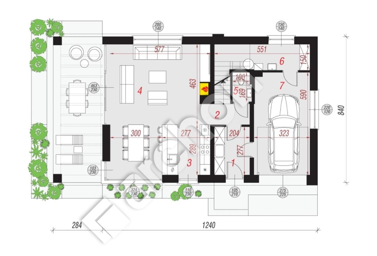 dom wolnostojący Ładna. Zdjęcie 8