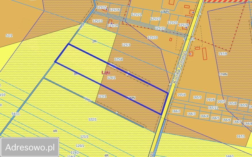 Działka budowlana Łąki, ul. Konika Polnego. Zdjęcie 2