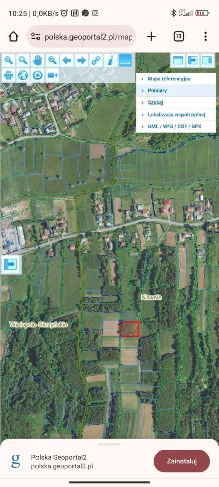 Działka budowlana Nawsie. Zdjęcie 2