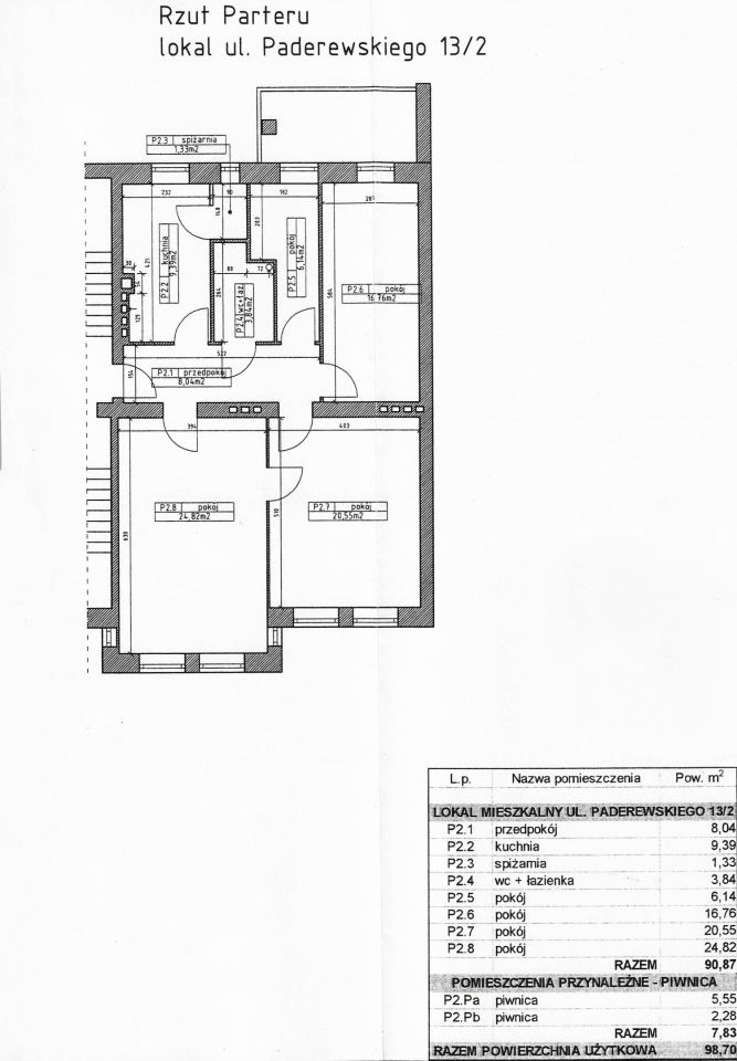 Mieszkanie 4-pokojowe Bydgoszcz Śródmieście, ul. Ignacego Paderewskiego. Zdjęcie 15