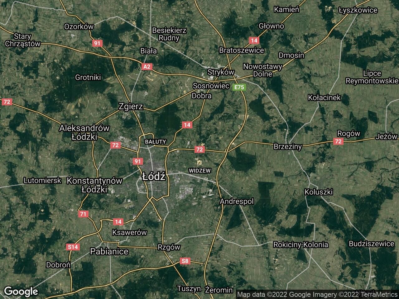 Działka rolno-budowlana Łódź Widzew, ul. Brzezińska