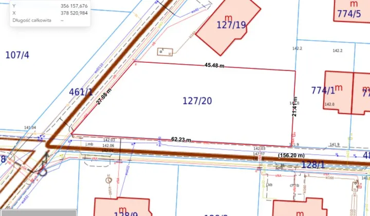 Działka budowlana Pęgów, ul. Gajowa