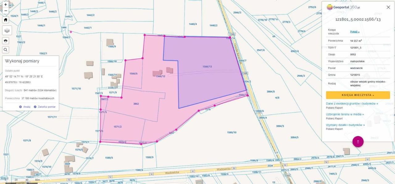 Działka rolno-budowlana Inwałd. Zdjęcie 3