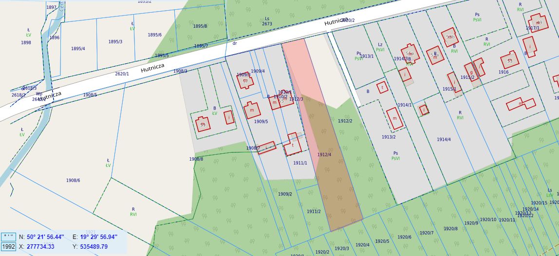 Działka budowlana Chechło, ul. Hutnicza. Zdjęcie 2