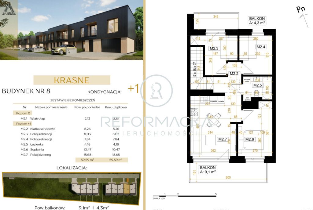 Mieszkanie 4-pokojowe Krasne. Zdjęcie 2