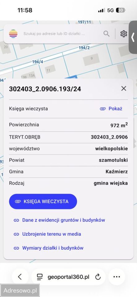 Działka budowlana Kaźmierz, ul. Szmaragdowa. Zdjęcie 3