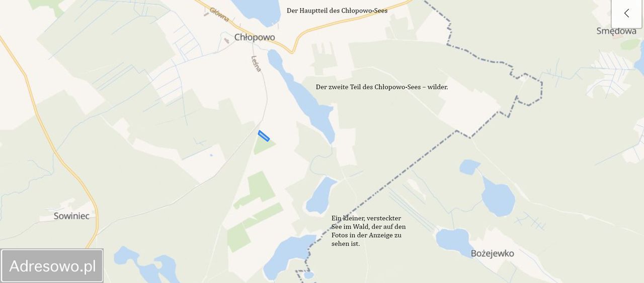 Działka rolno-budowlana Chłopowo. Zdjęcie 4