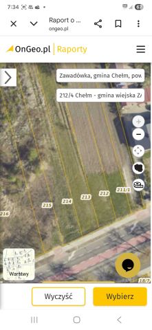 Działka rekreacyjna Chełm, ul. Zawadówka. Zdjęcie 5