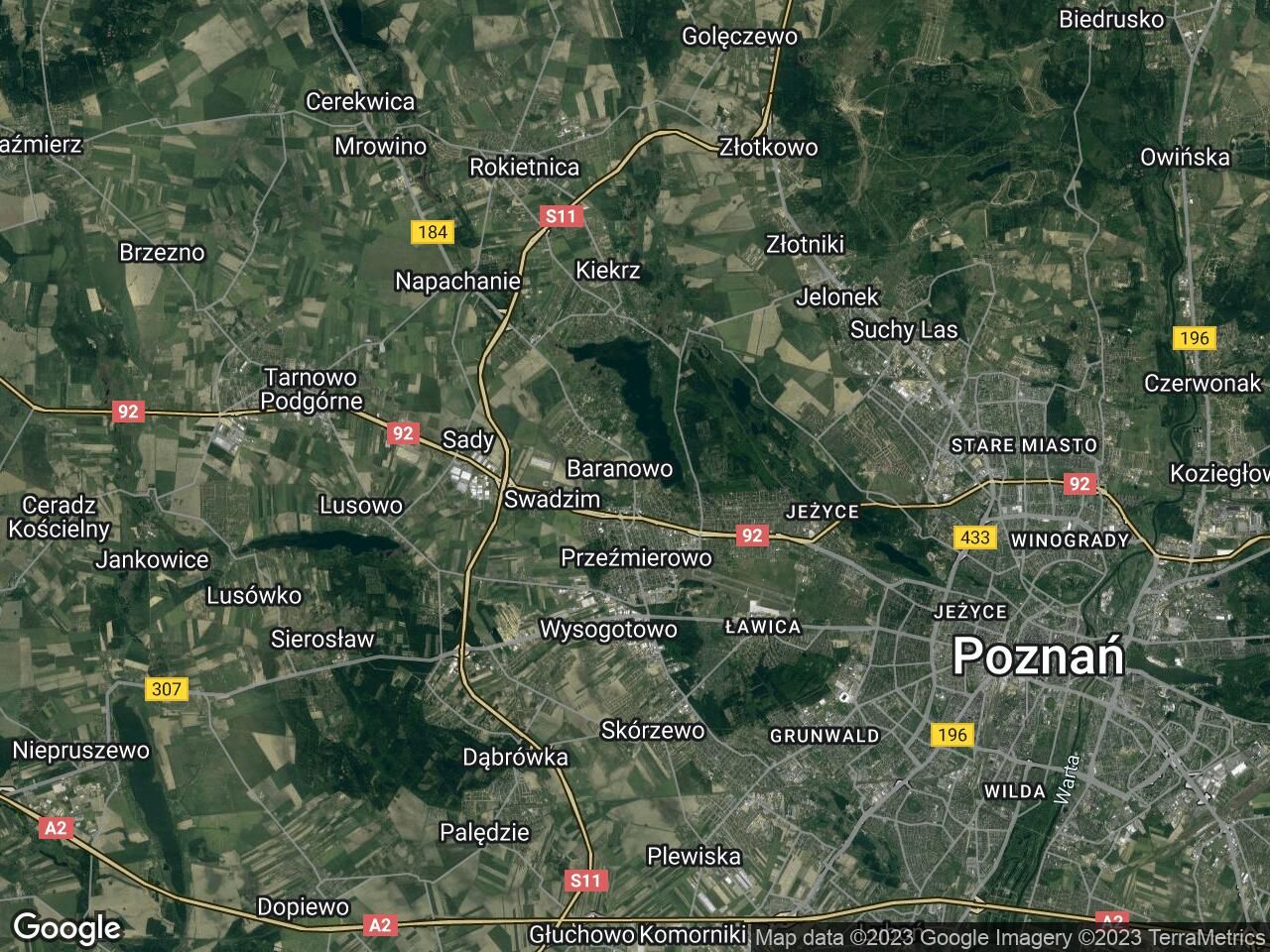 Działka inwestycyjna Baranowo, ul. Szamotulska