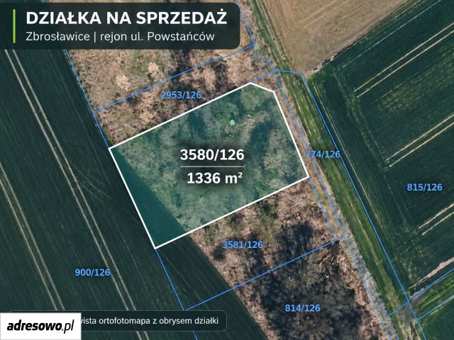 Działka budowlana Zbrosławice, ul. Powstańców. Zdjęcie 1
