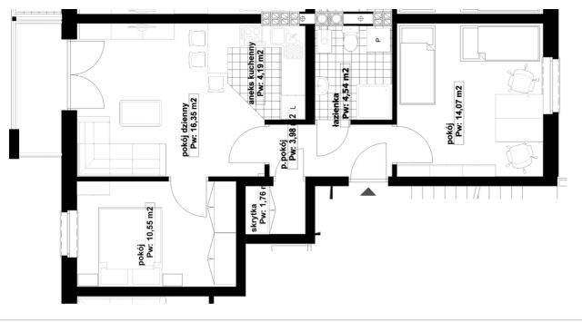 Mieszkanie 3-pokojowe Nowy Tomyśl, ul. Działkowa. Zdjęcie 18