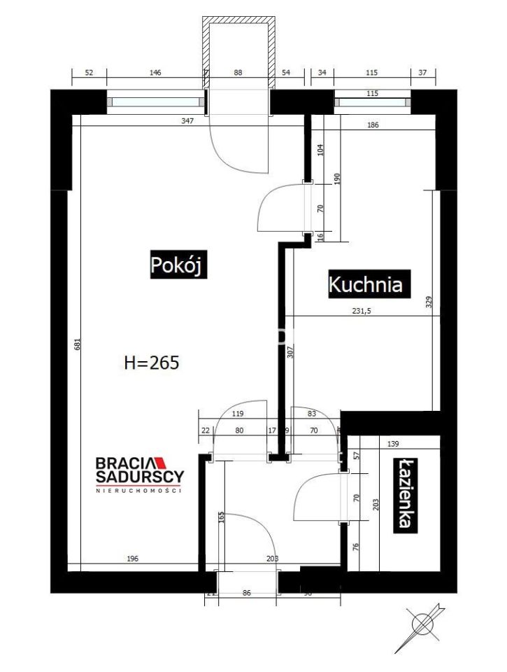 Mieszkanie 1-pokojowe Kraków Prądnik Czerwony, ul. Pawła Włodkowica. Zdjęcie 3