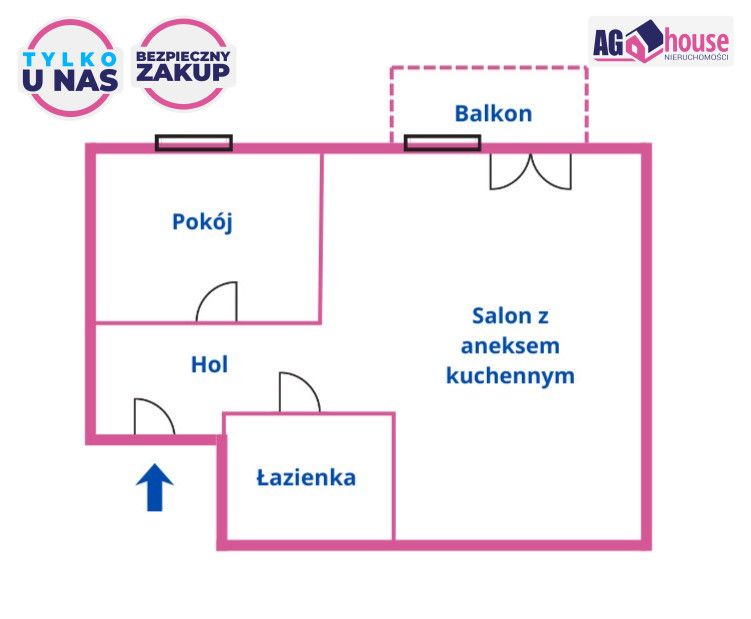 Mieszkanie 2-pokojowe Gdańsk Kowale. Zdjęcie 11
