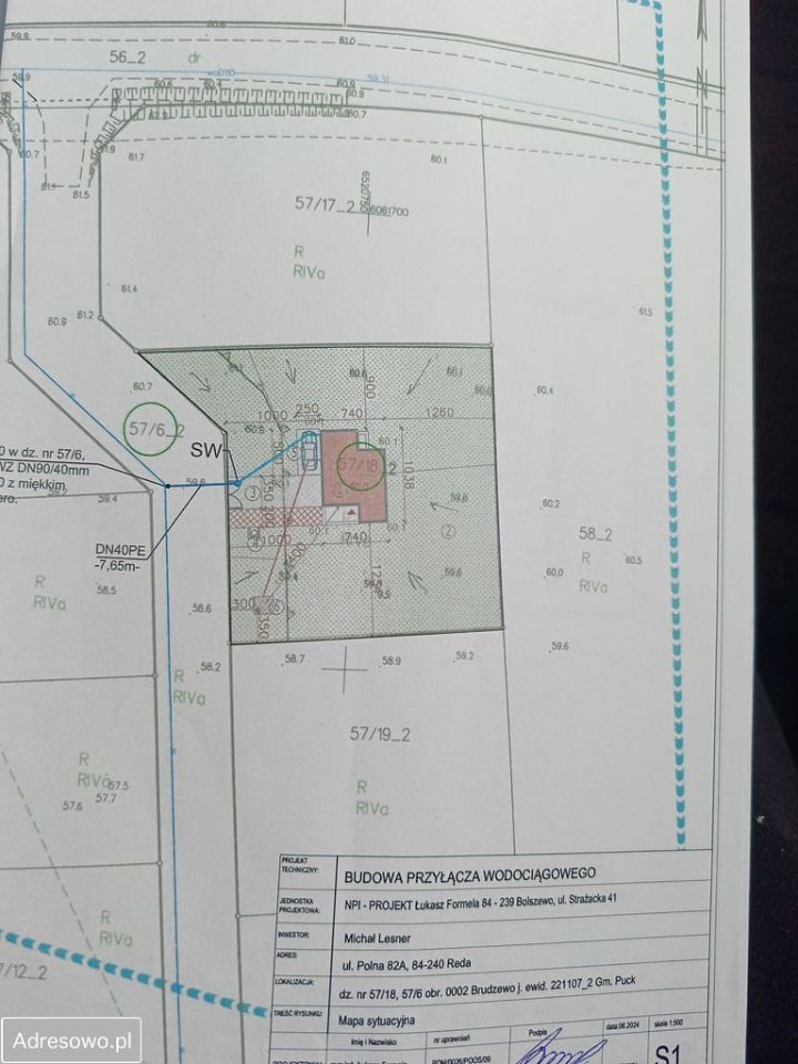 Działka budowlana Brudzewo. Zdjęcie 6