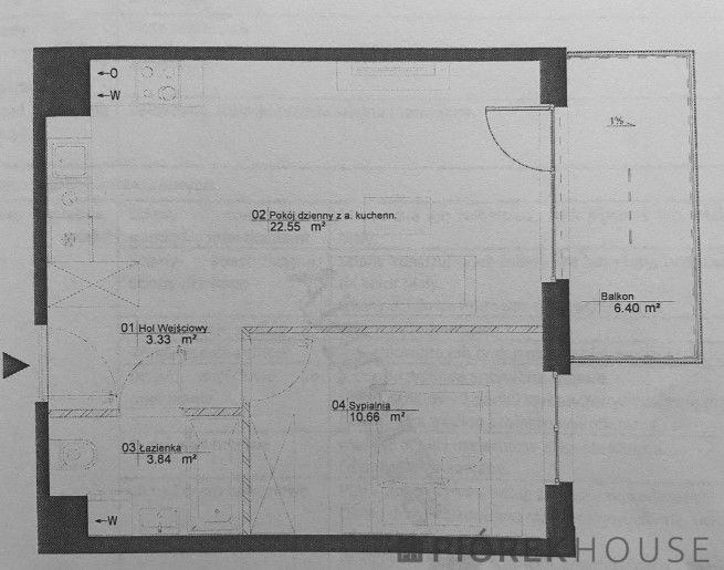 Mieszkanie 2-pokojowe Warszawa Ursynów, ul. Hilarego Koprowskiego. Zdjęcie 13