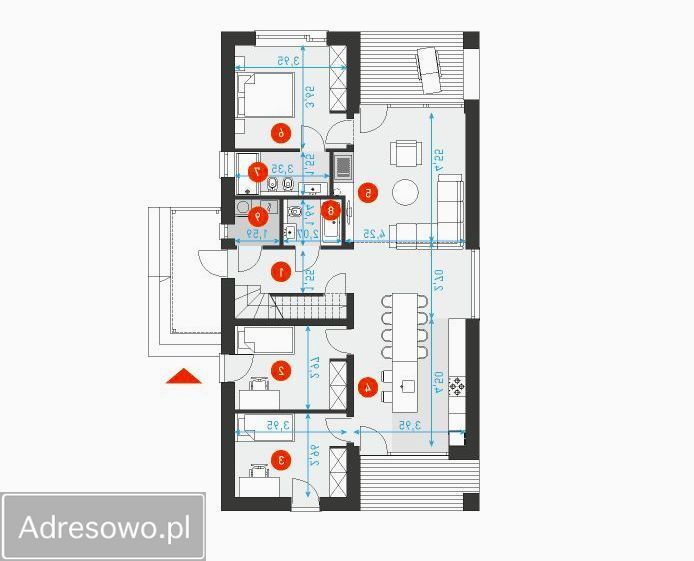 dom wolnostojący, 4 pokoje Nowe Wymyśle. Zdjęcie 11