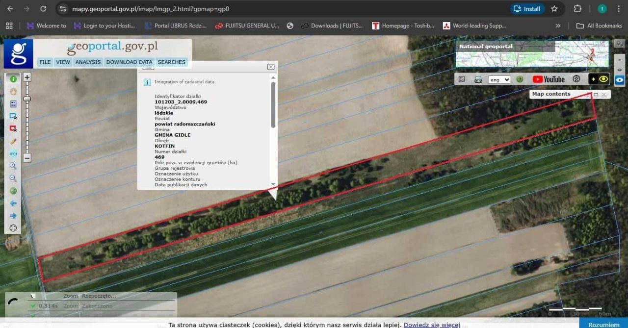Działka rolna Kotfin. Zdjęcie 3