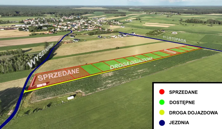 Działka budowlana Kołaki Kościelne, ul. 11 Listopada