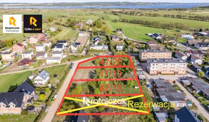 Działka inwestycyjna Wierzchucino, ul. Kapitańska