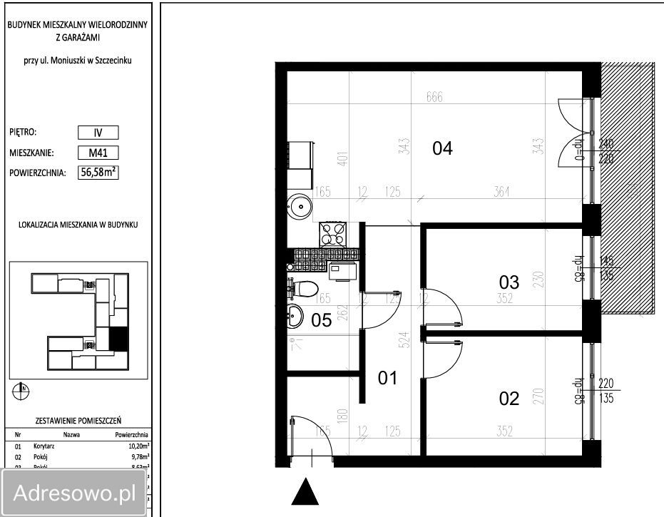 Mieszkanie 3-pokojowe Szczecinek, ul. Moniuszki. Zdjęcie 3