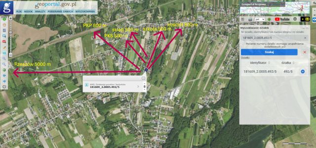 Działka rolno-budowlana Strażów. Zdjęcie 1