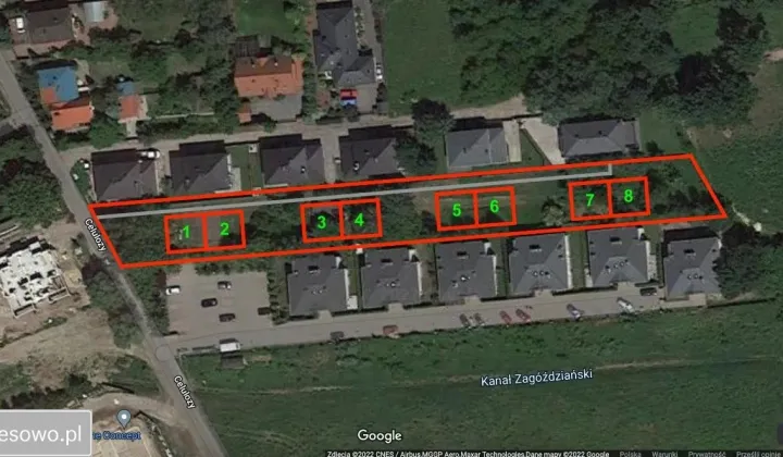 Działka inwestycyjna Warszawa Wawer, ul. Celulozy