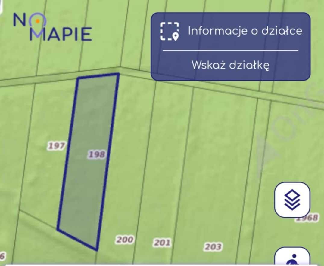 Działka leśna Bondyrz. Zdjęcie 1