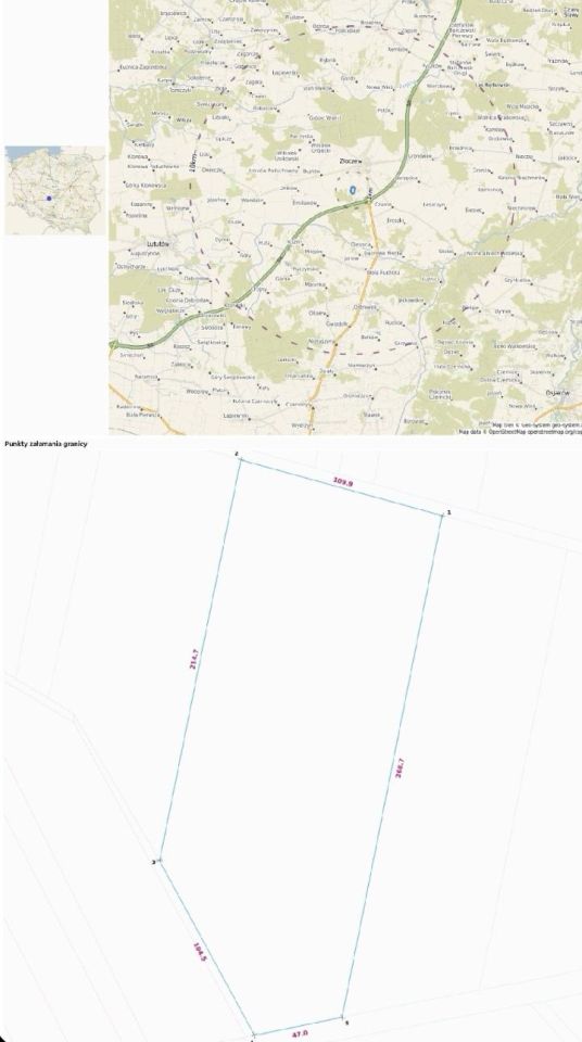 Działka rolno-budowlana Złoczew Stara Huta, ul. Stawiska. Zdjęcie 5