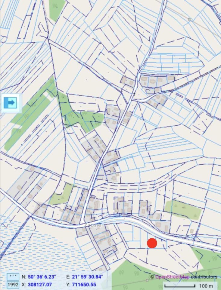 Działka budowlana Obojna. Zdjęcie 7