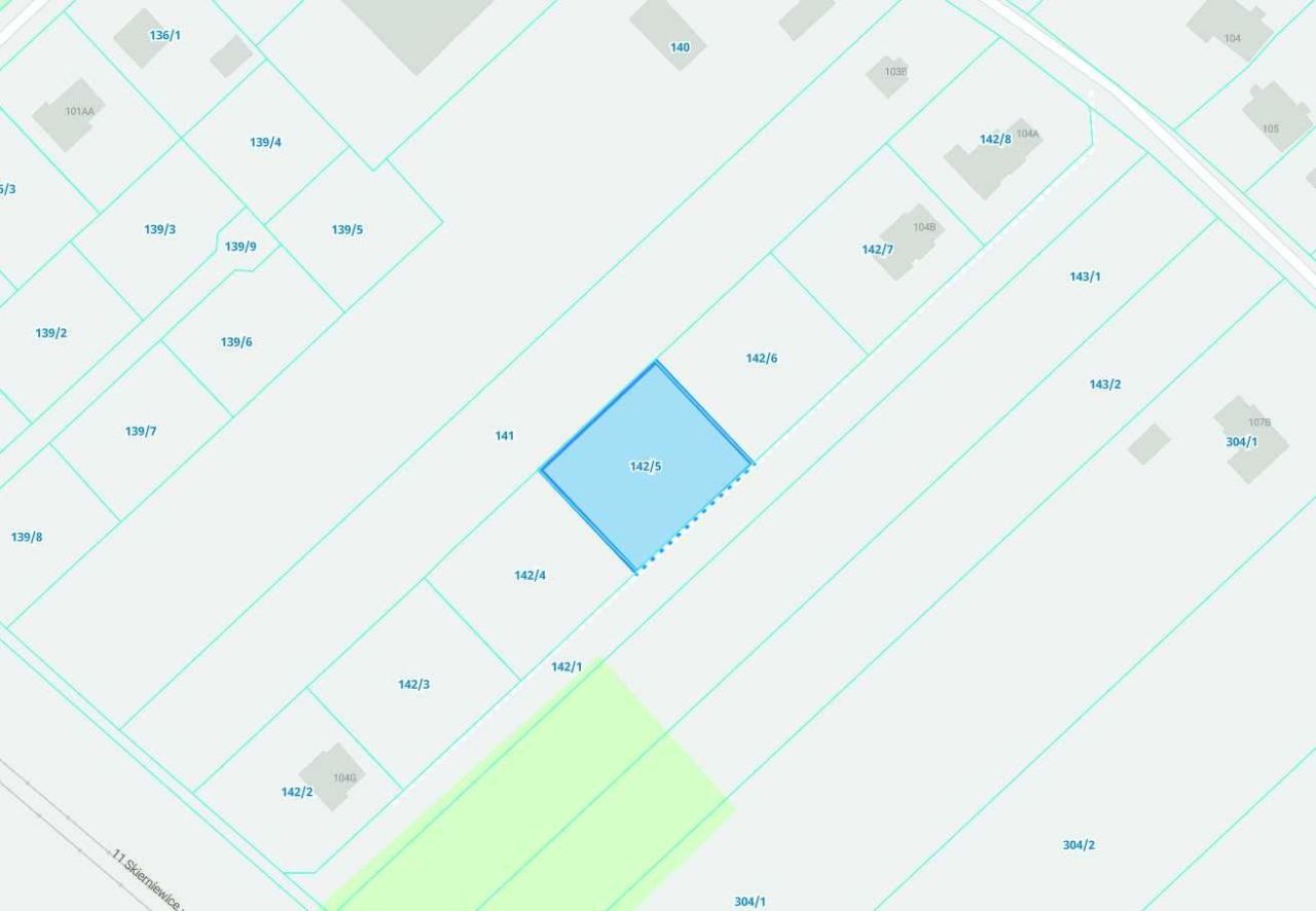 Działka budowlana Sierakowice Lewe. Zdjęcie 5