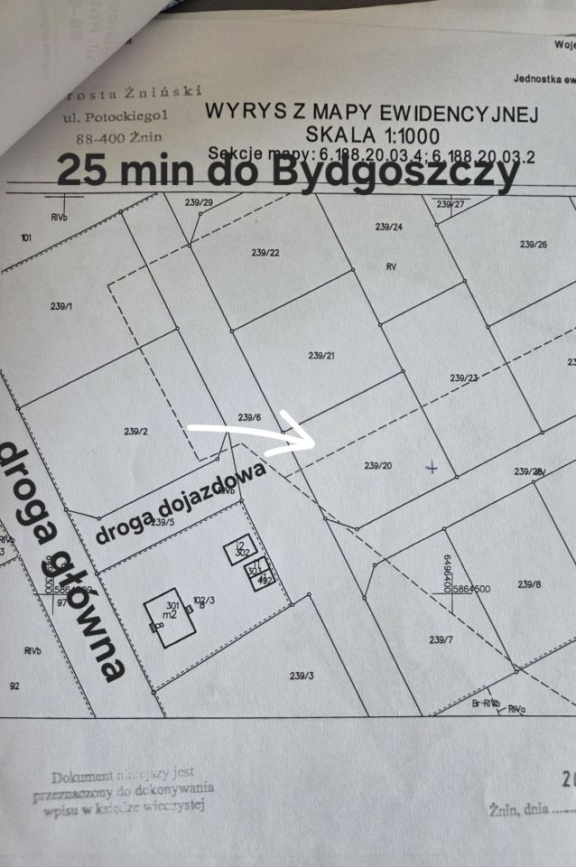 Działka budowlana Kania. Zdjęcie 4
