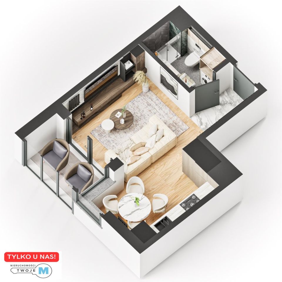 Mieszkanie 1-pokojowe Kielce. Zdjęcie 7