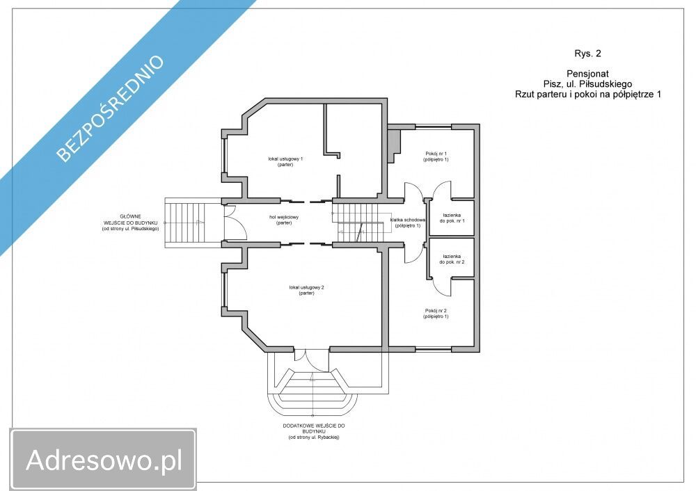 Hotel/pensjonat Pisz, al. Józefa Piłsudskiego. Zdjęcie 11
