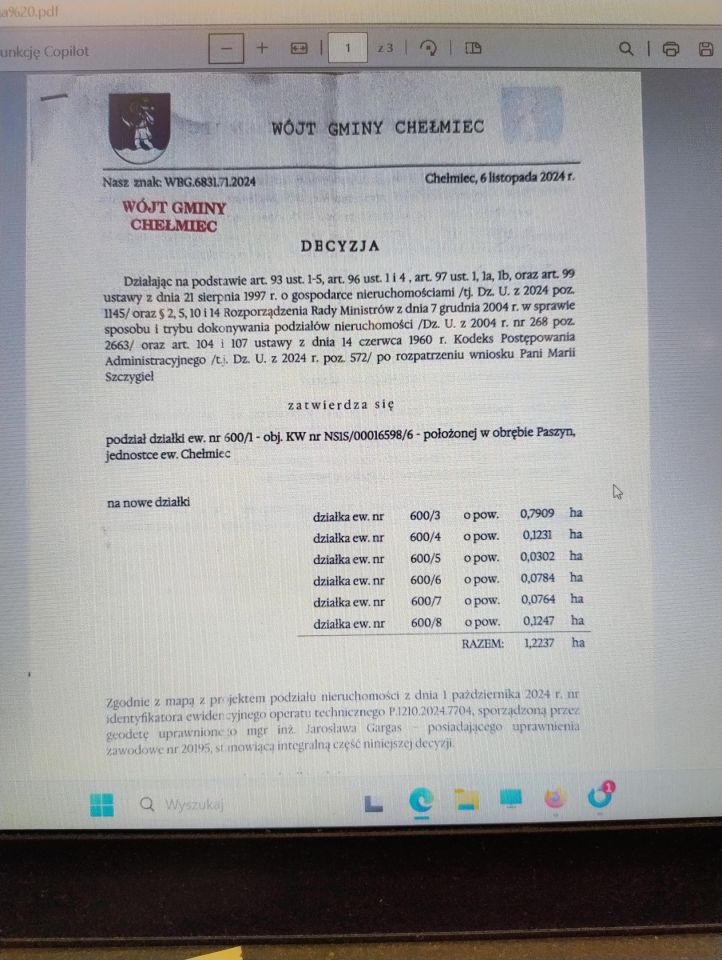 Działka budowlana Paszyn Półanki. Zdjęcie 6