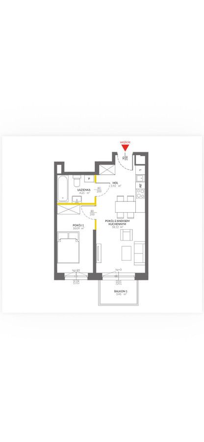 Mieszkanie 2-pokojowe Warszawa Nowodwory, ul. Winorośli. Zdjęcie 5