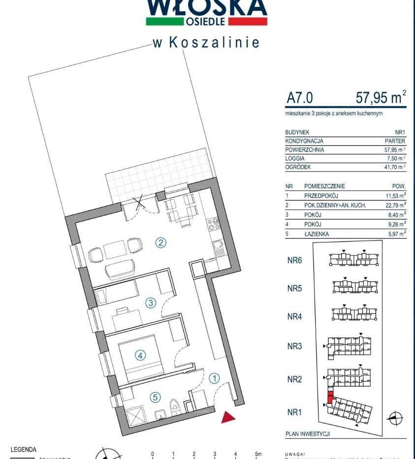 Mieszkanie 3-pokojowe Koszalin. Zdjęcie 8