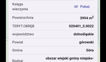 Działka rolna Radosław