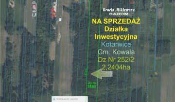 Działka rolna Kotarwice