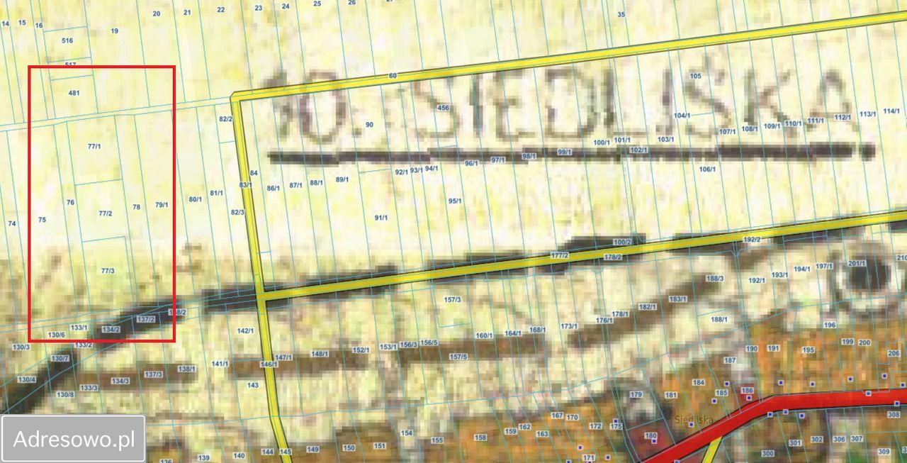Działka budowlana Siedliska. Zdjęcie 4