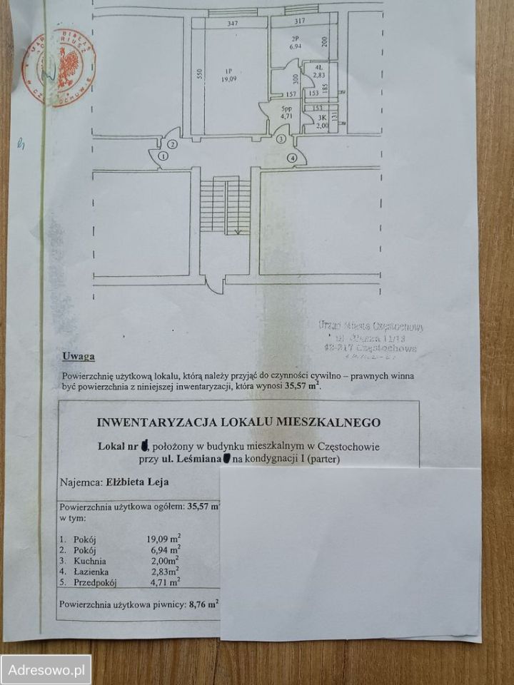 Mieszkanie 2-pokojowe Częstochowa Raków, ul. Leśmiana. Zdjęcie 4