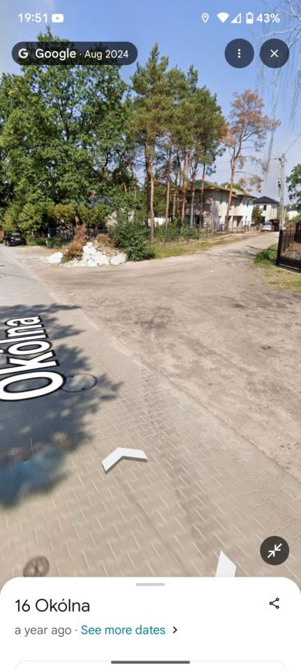 Działka budowlana Chotomów, ul. Okólna