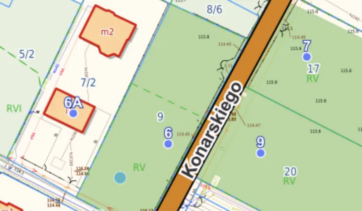 Działka budowlana Piaseczno Zalesie Dolne, ul. Feliksa Konarskiego