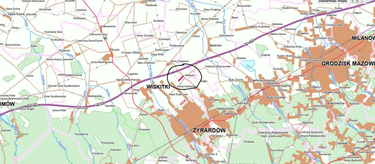 Działka rolna Feliksów. Zdjęcie 2